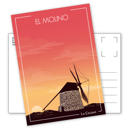 Carte postale El Molino (Lajares et Villaverde) à Fuerteventura